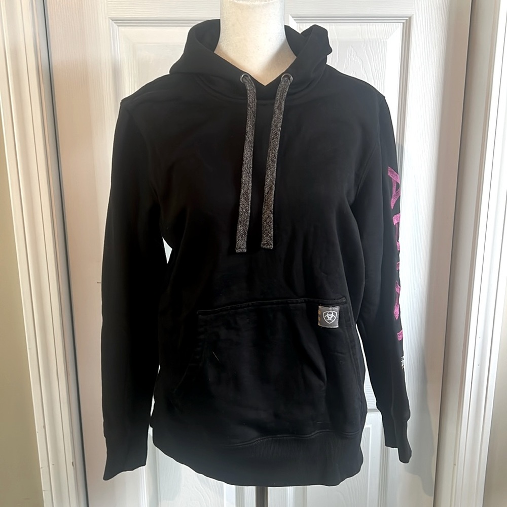 Ariat Rebar S Black Hooded Sweatshirt
